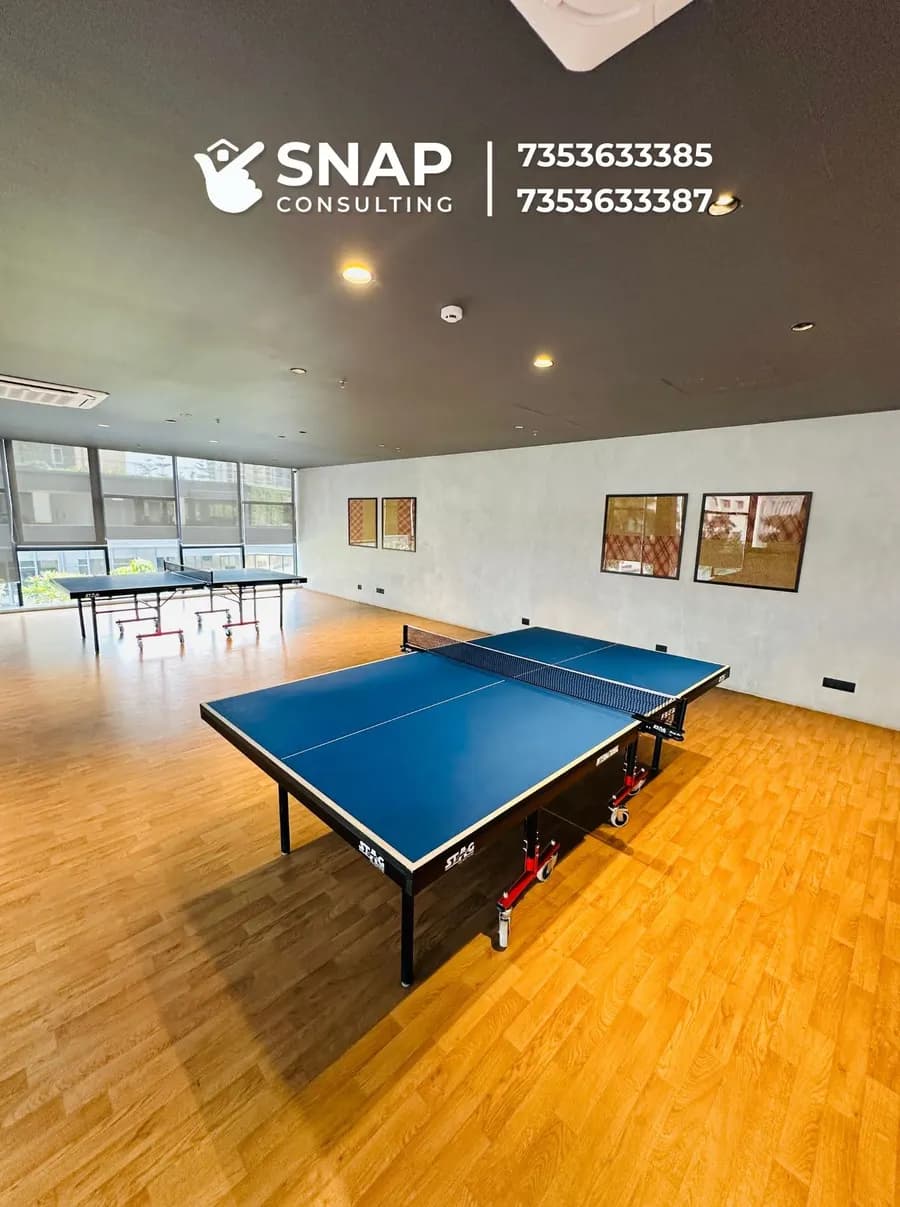 Table tennis room at Assetz Marq clubhouse