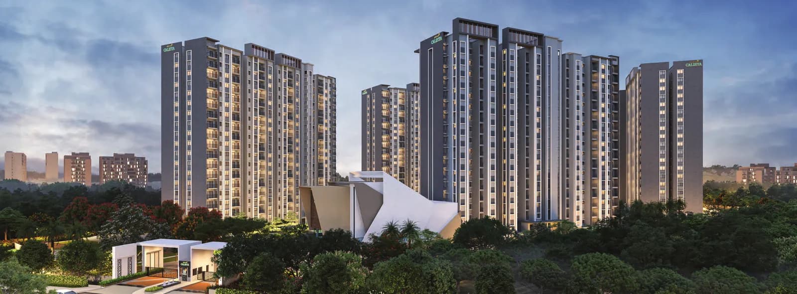Artist's impression of the Brigade Calista towers