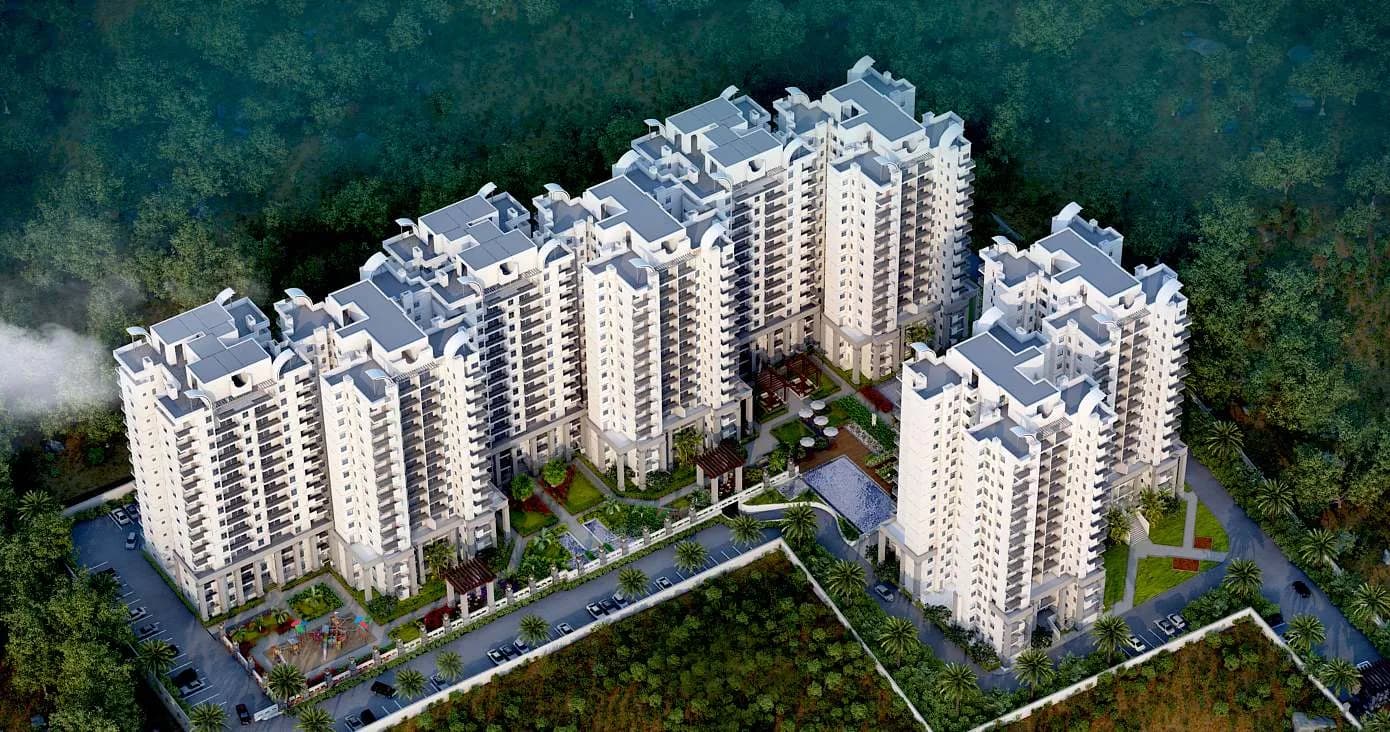 Aerial artist's impression of Mera Homes