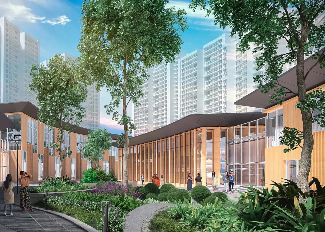 Artist's impression of the Central Park Club at Prestige Park Grove