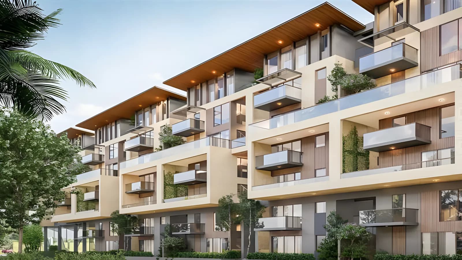 Artist's impression of the SBR Earth and Sky villaments