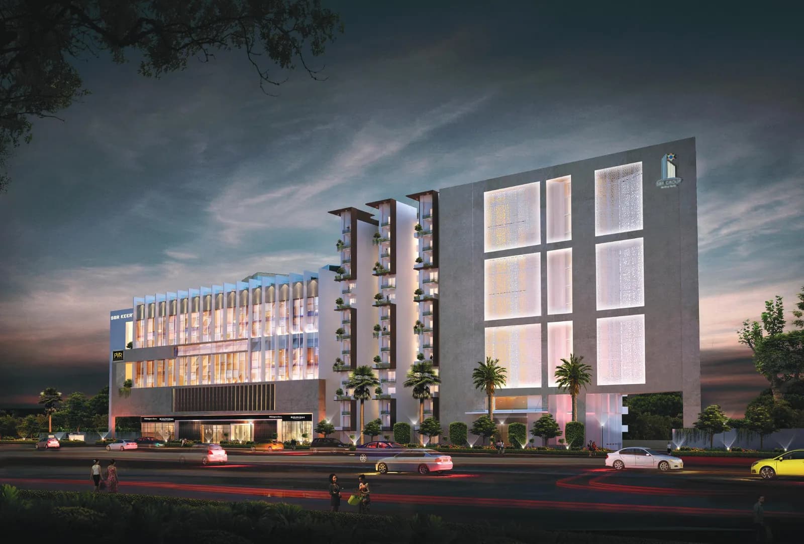 Artist's impression of the SBR Keerthi commercial block